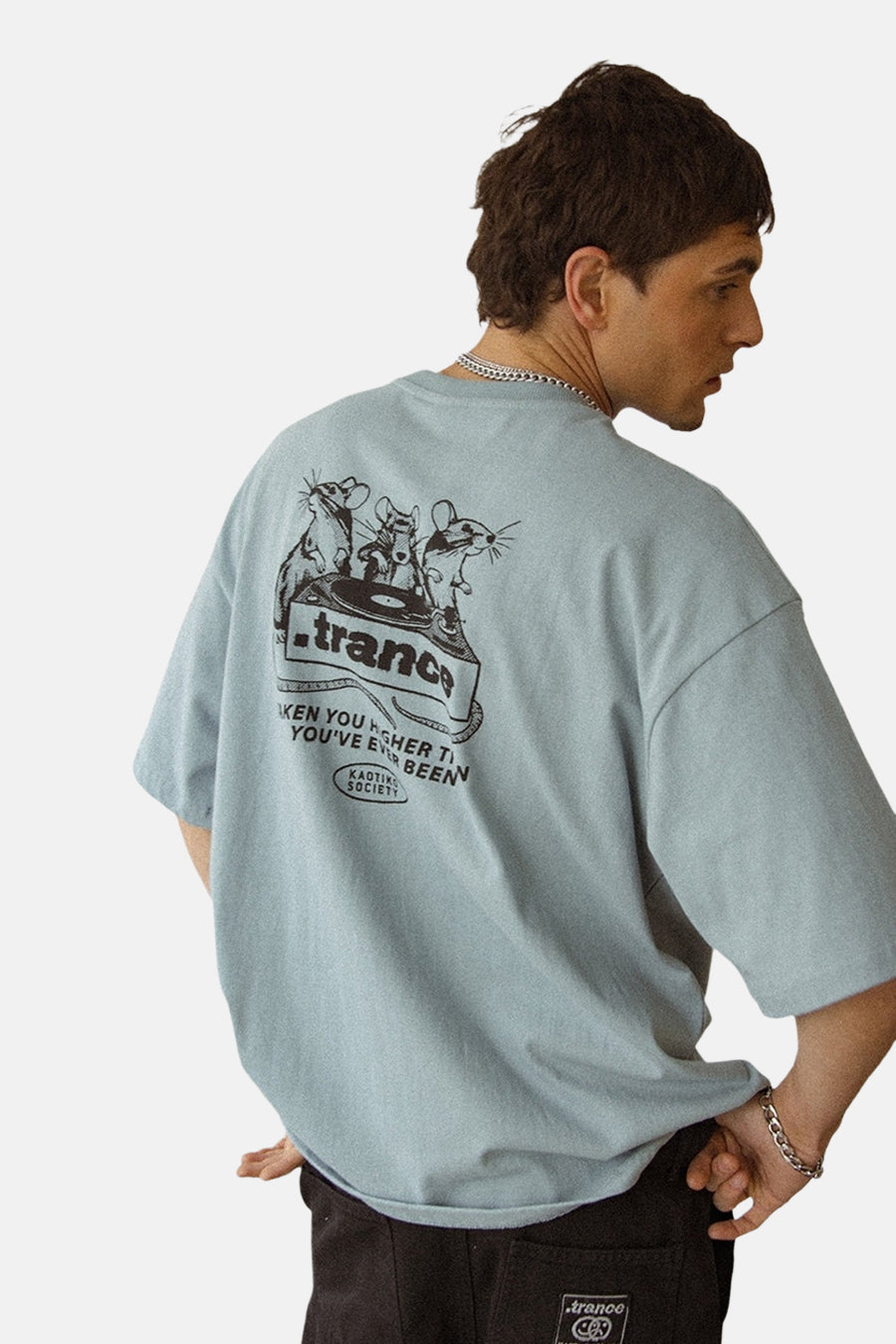 T-shirt met korte mouwen - blauw