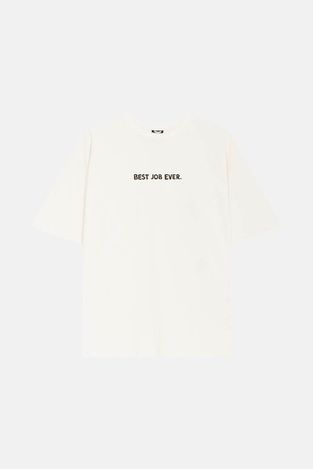 T-shirt met korte mouwen - ecru