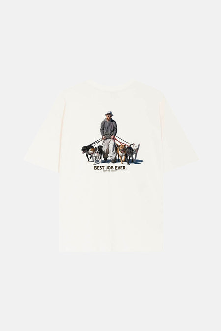 T-shirt met korte mouwen - ecru