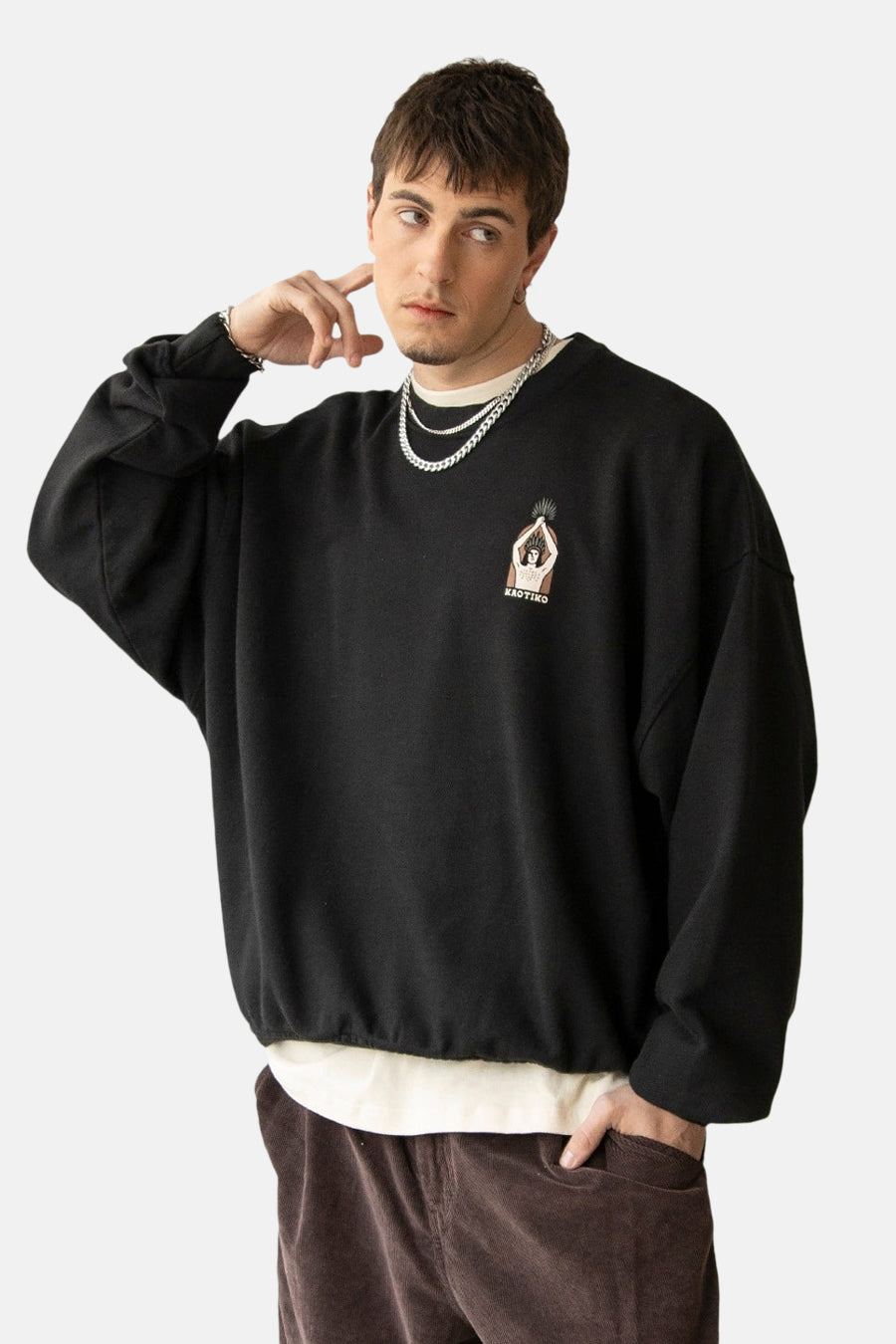 Sweater - zwart - KAOTIKO