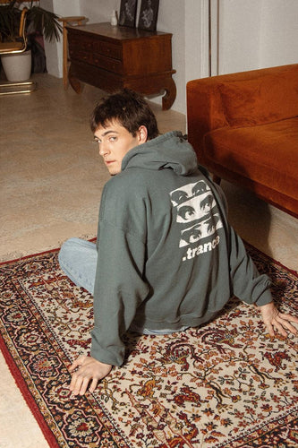 Sweat à capuche vert - KAOTIKO