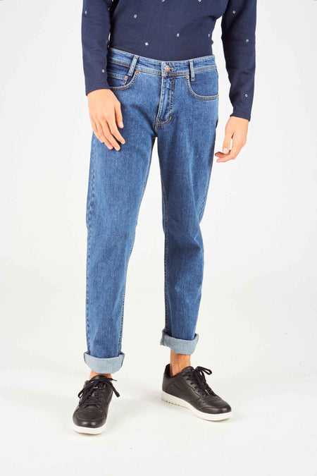 Jeans straight Mid blue denim - MAC
