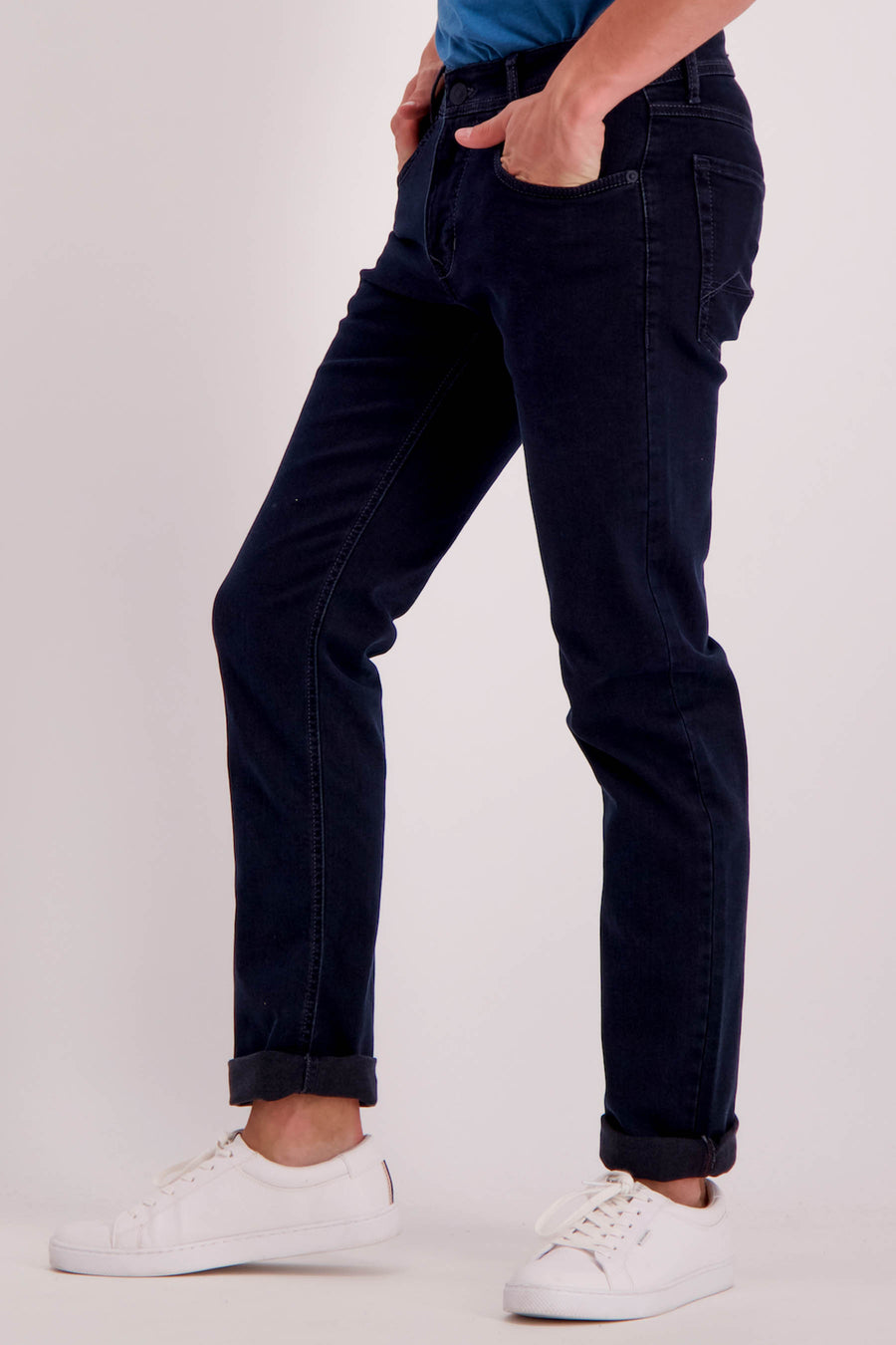 ARNE - blue black denim - MAC