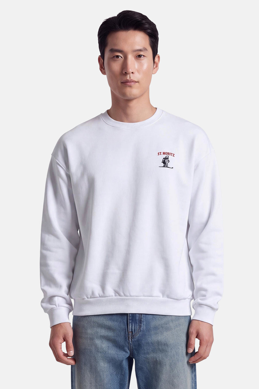 Pull O-hals - wit