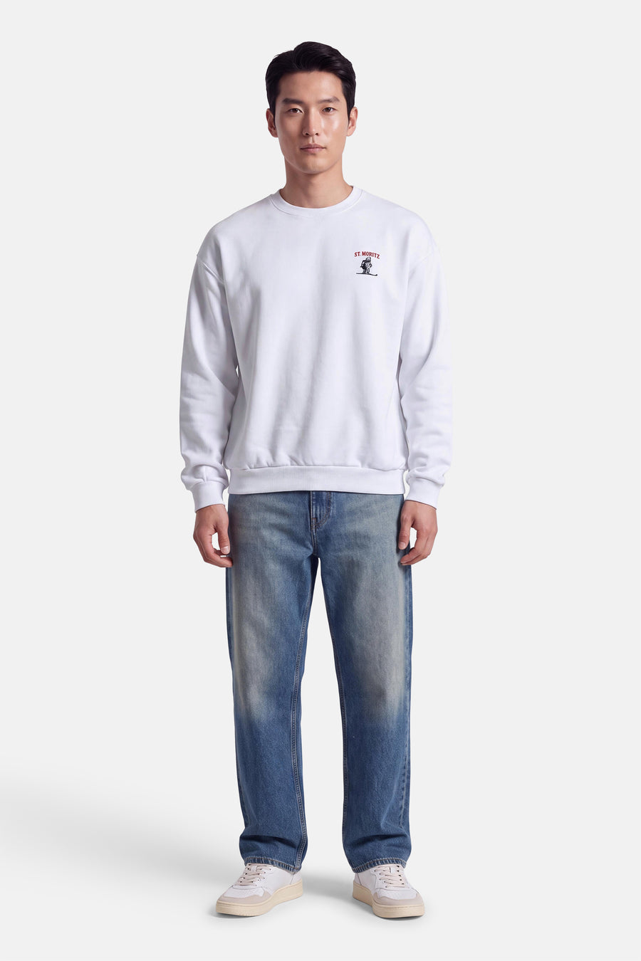 Pull O-hals - wit