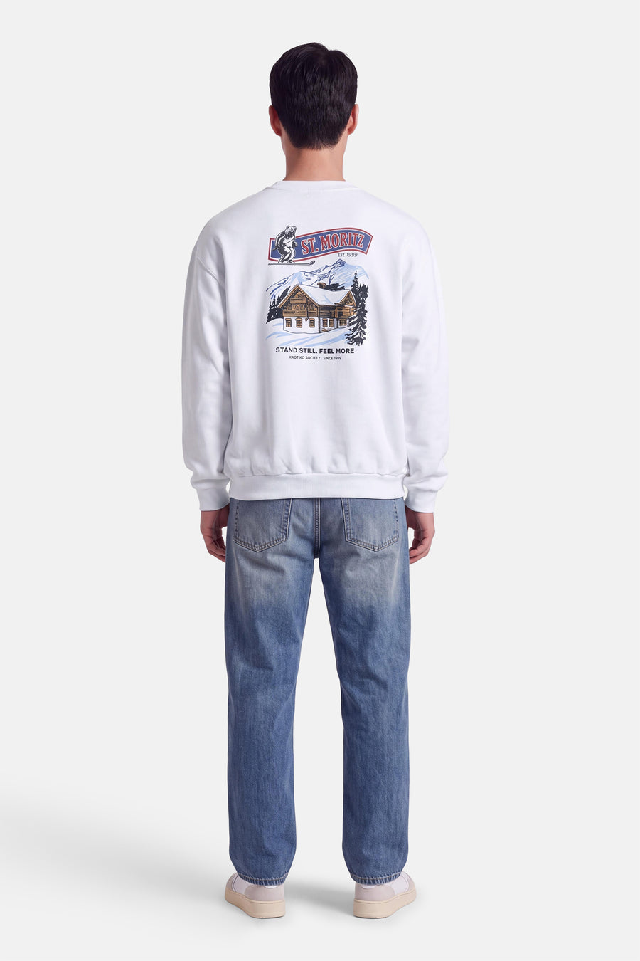 Pull O-hals - wit