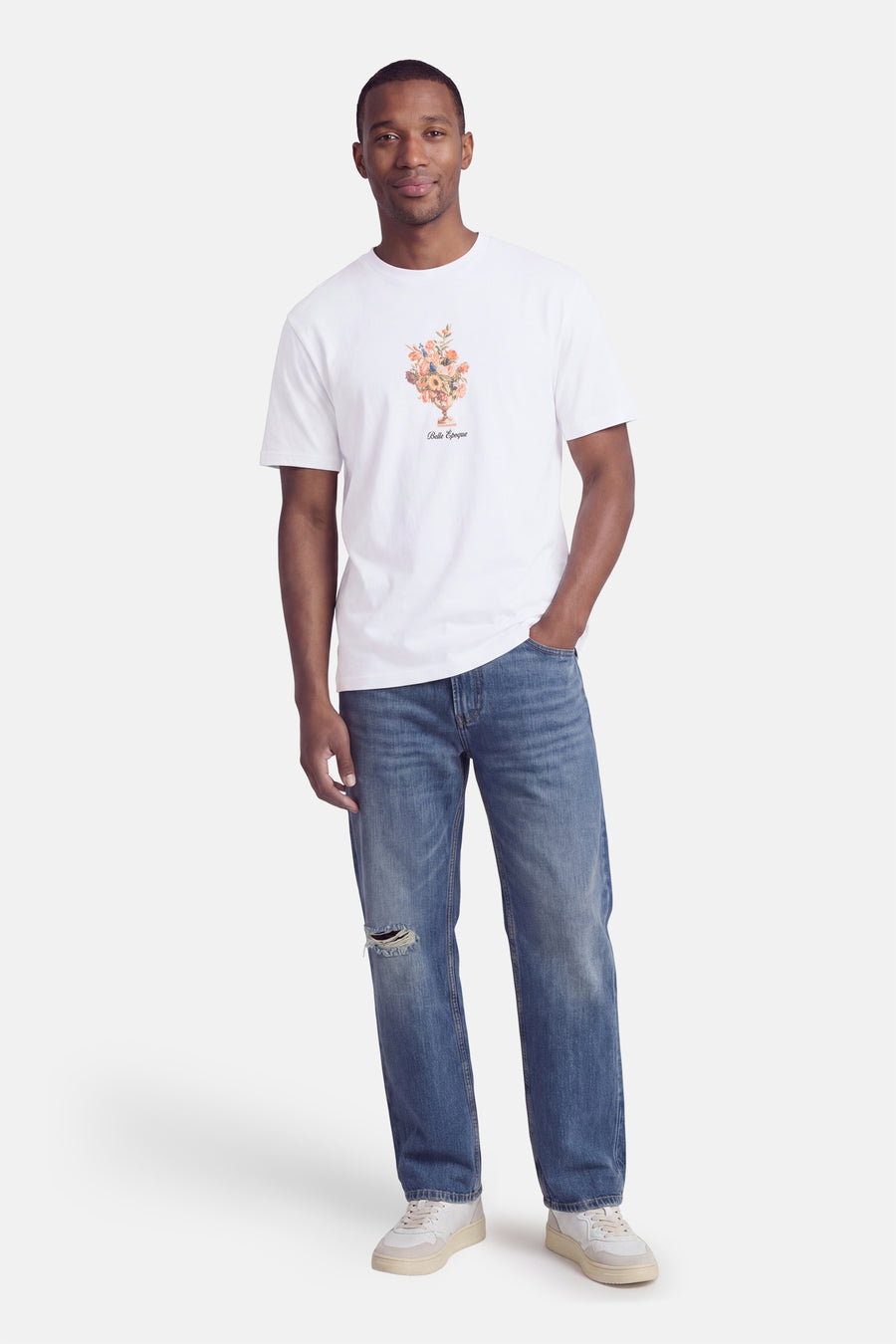 T-shirt met korte mouwen - wit