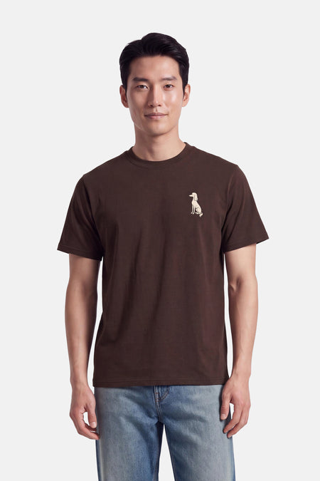 T-shirt (korte mouwen) bruin - KAOTIKO