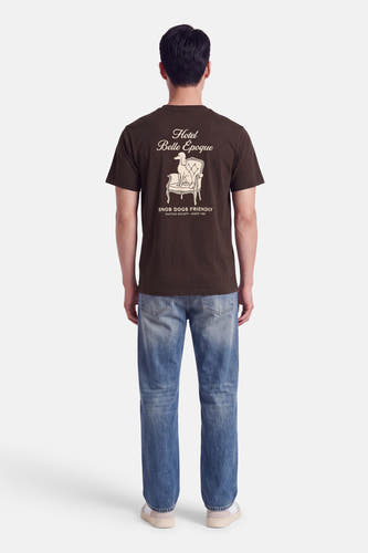 T-shirt à manches courtes - brun
