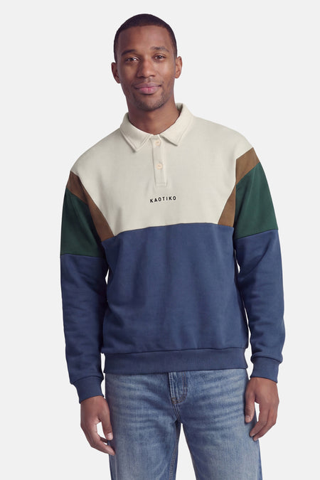 Sweater met ronde hals multicolor - KAOTIKO