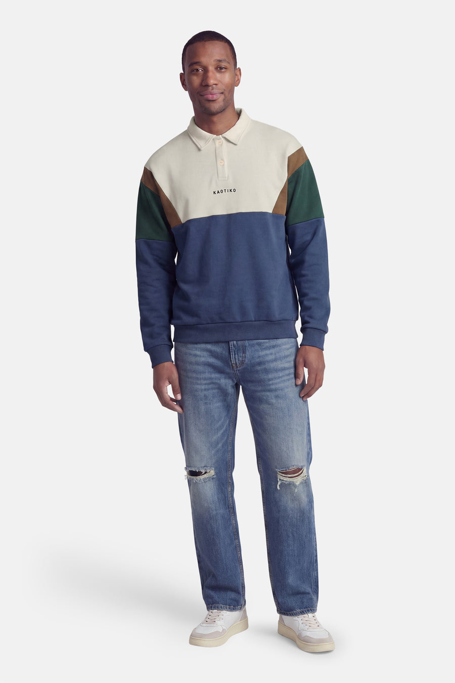 Sweater O-hals - multicolor