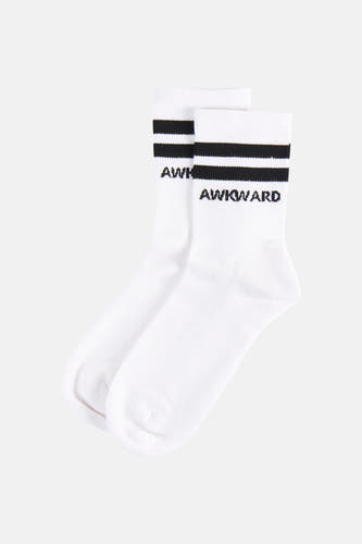 Chaussettes courtes - blanc