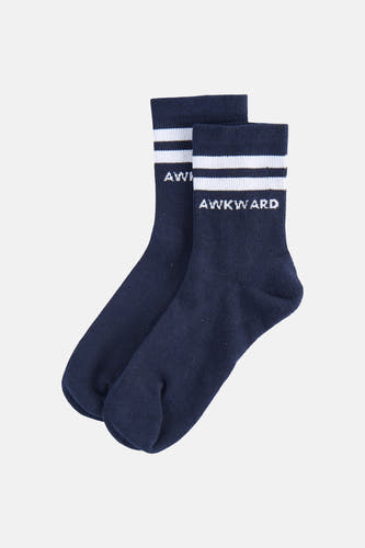 Chaussettes courtes - bleu