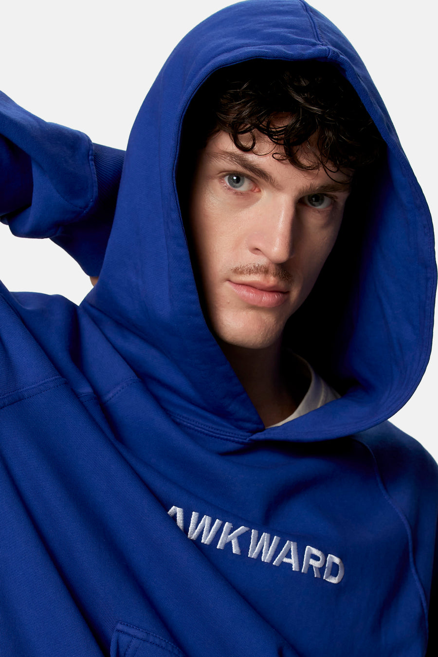 Sweat à capuche - bleu