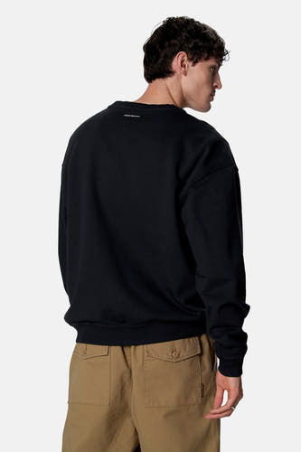 Sweat col O - noir