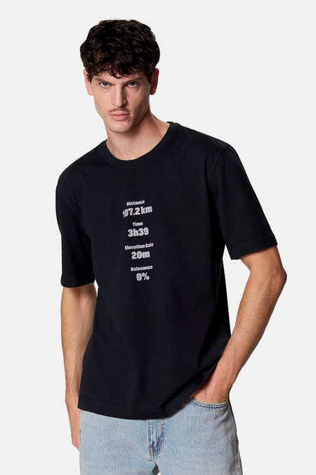 T-shirt met korte mouwen - blauw