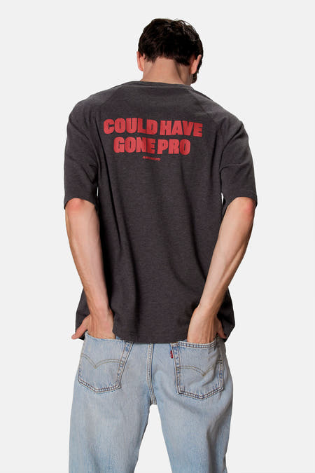 T-shirt met korte mouwen - grijs