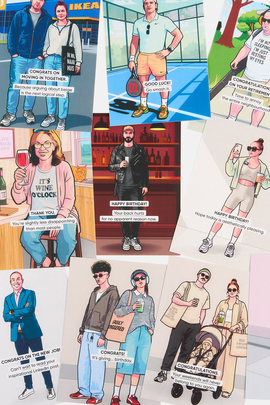 Wenskaarten - AWKWARDFLYER BY MUSKETON