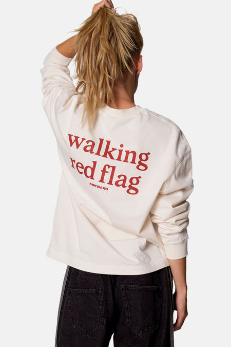 T-shirt met lange mouwen - ecru