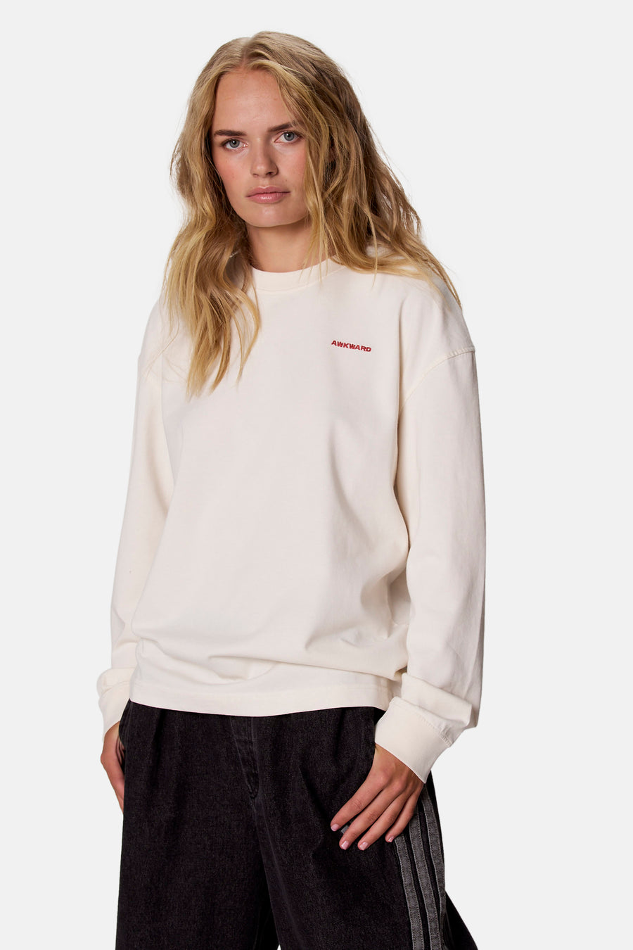T-shirt à manches longues - écru