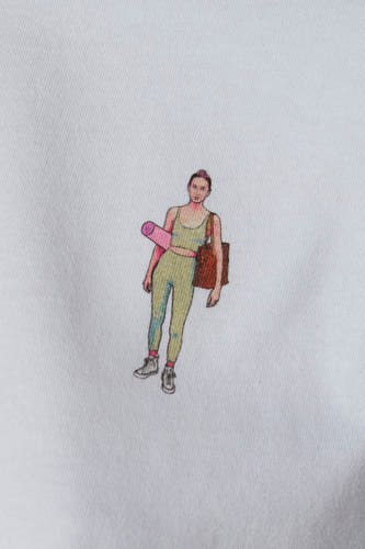 T-shirt à manches courtes - bleu clair