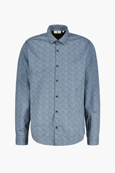 Hemd (lange mouwen) blauw - GARCIA