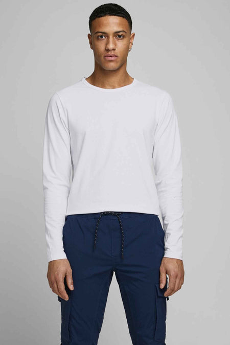 T-shirt (lange mouwen) wit - CORE BY JACK & JONES