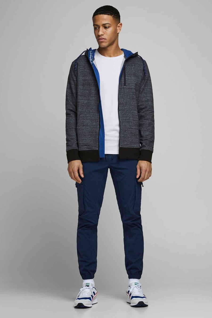 T-shirt (lange mouwen) wit - CORE BY JACK & JONES
