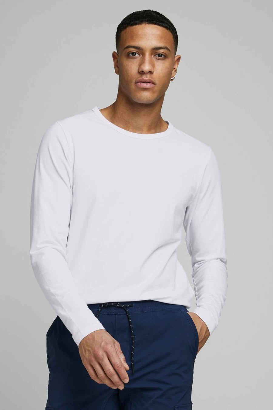 T-shirt (lange mouwen) wit - CORE BY JACK & JONES