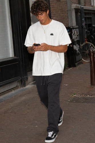 T-shirt met korte mouwen - Ecru