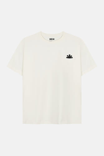 T-shirt met korte mouwen - Ecru