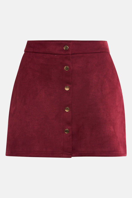 Korte rok - rood