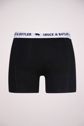 Short de boxers Bruce Bruce & Butler, with a white elastic band with the brand logo.