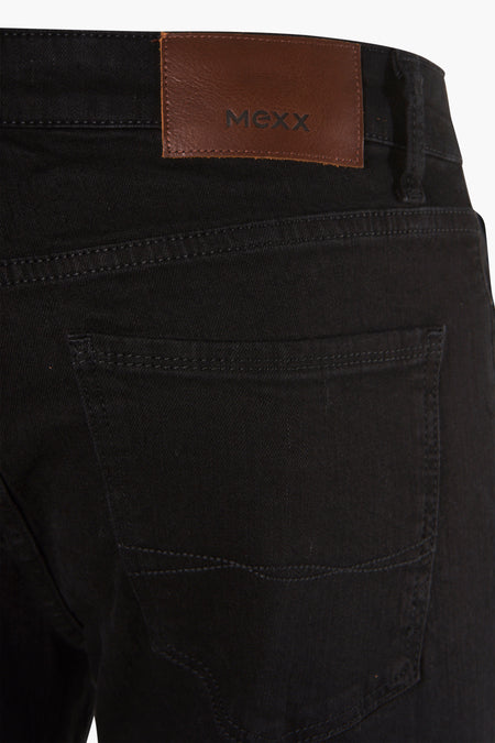 Tapered jeans - zwart