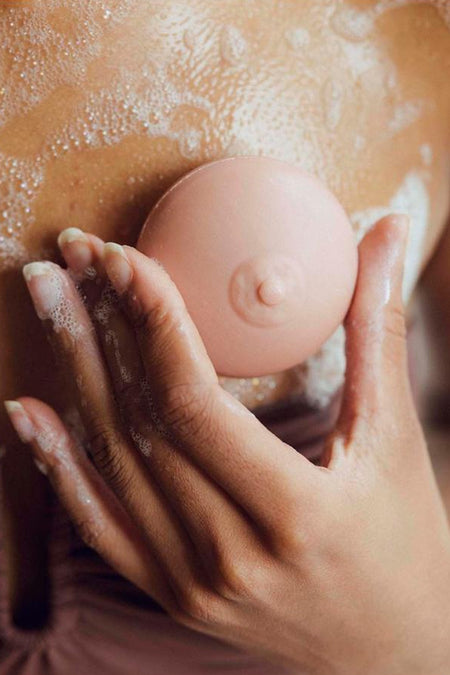 Shower bar - boobies - roze