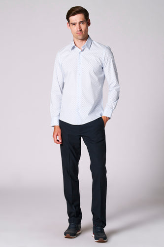 Hemd met lange mouwen - blauw