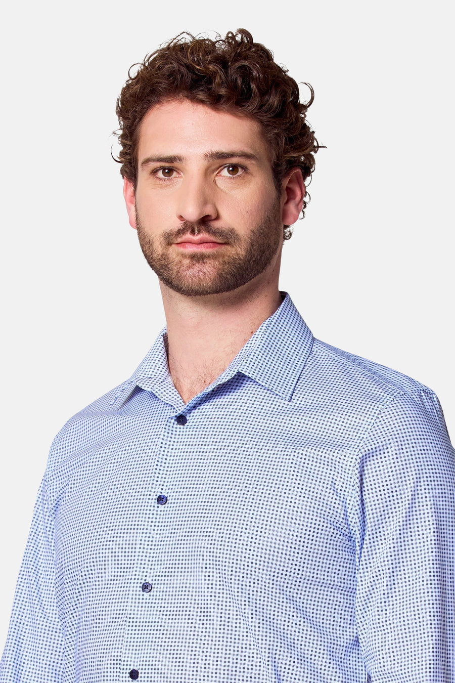 Hemd met lange mouwen - blauw - Bruce & Butler