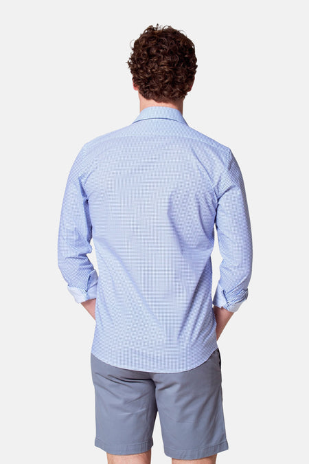 Hemd met lange mouwen - blauw