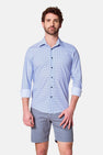 Hemd (lange mouwen) Blauw - Bruce & Butler