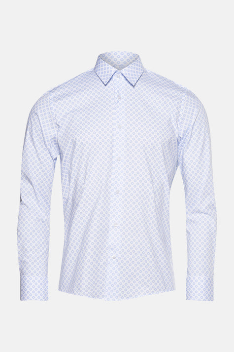 Chemise à manches longues - bleu