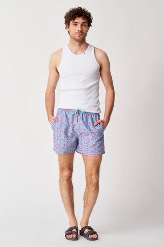 Short de bain - Bleu