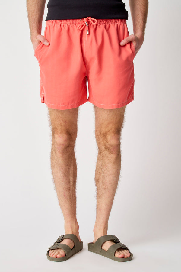 Heren tops beachwear zwemshort Oranje - Bruce & Butler