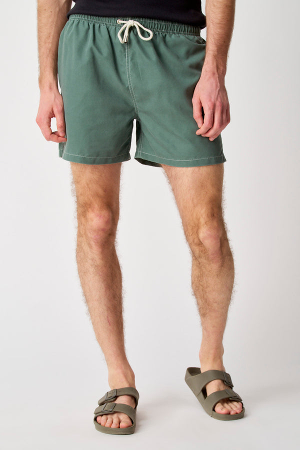 	Heren tops beachwear zwemshort Vert - Bruce & Butler