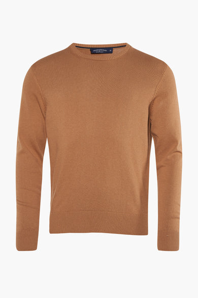 Pull col O Beige - Bruce & Butler