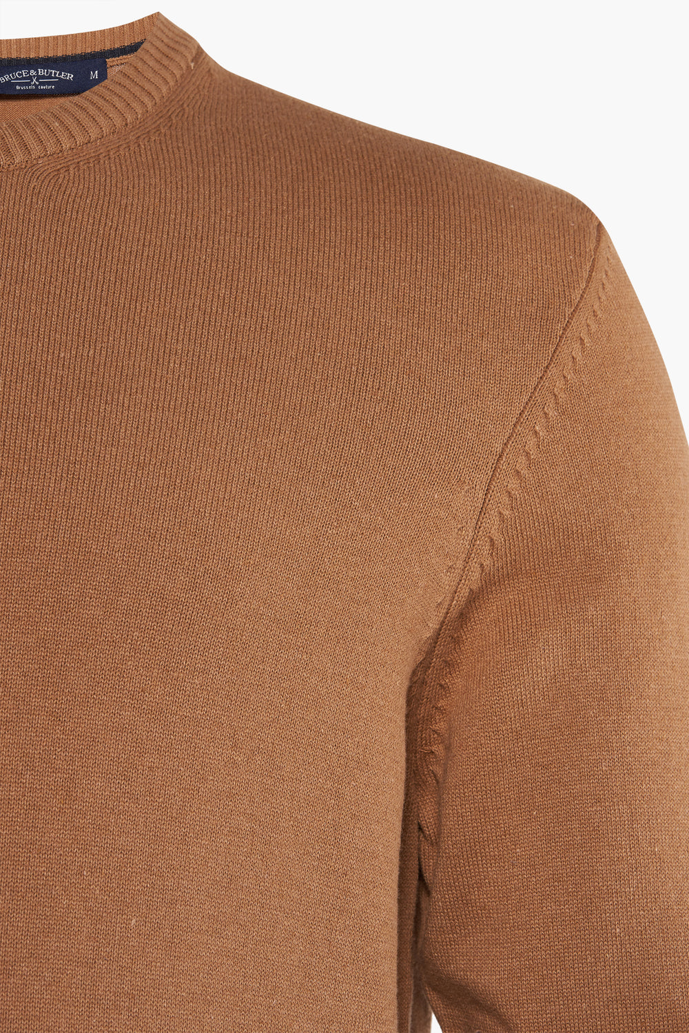 Pull col O Beige - Bruce & Butler