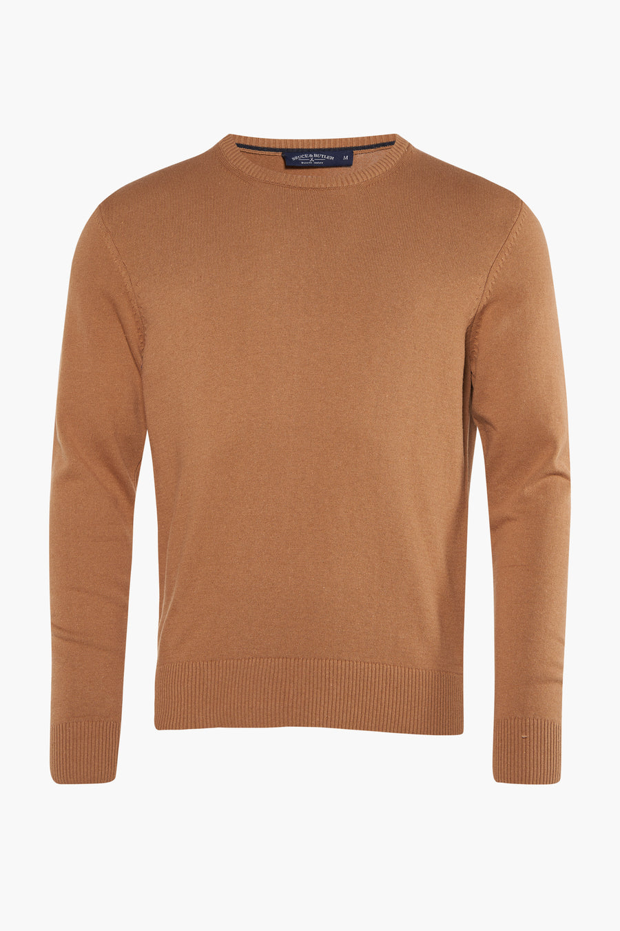 Pull met ronde hals - beige - Bruce & Butler