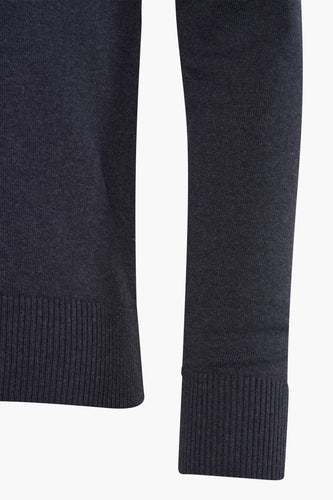 Pull met ronde hals - blauw - Bruce & Butler