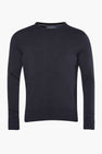 Pull met ronde hals - blauw