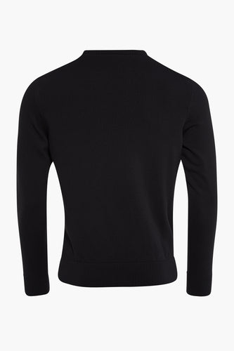 Pull met ronde hals - zwart - Bruce & Butler