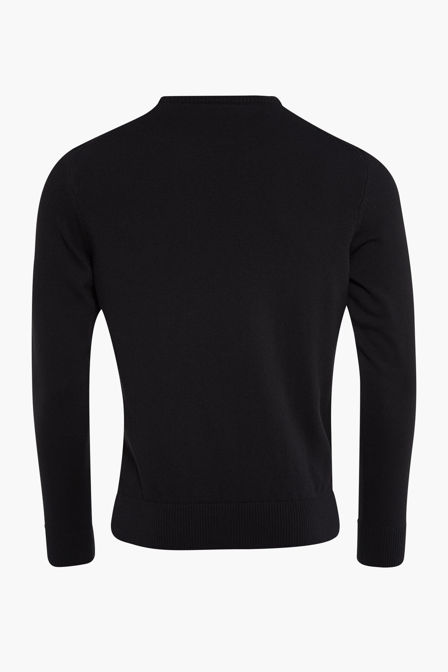 Pull met ronde hals - zwart - Bruce & Butler